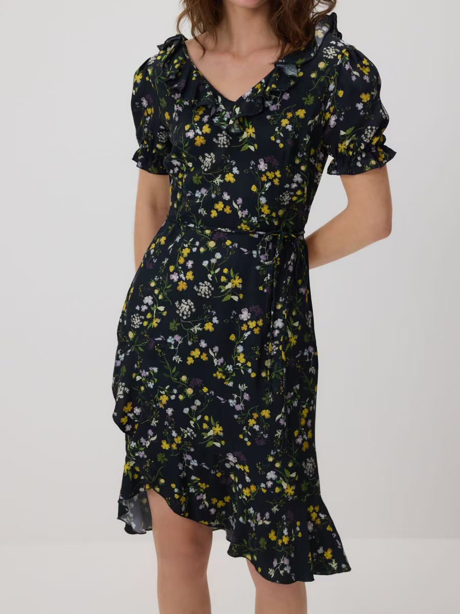 Robe en satin